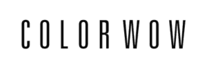 Text logo reading "COLOR WOW" in black capital letters.
