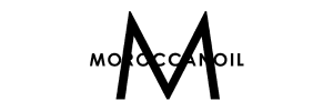 Moroccanoil logo with a large stylized "M" and the brand name underlined.