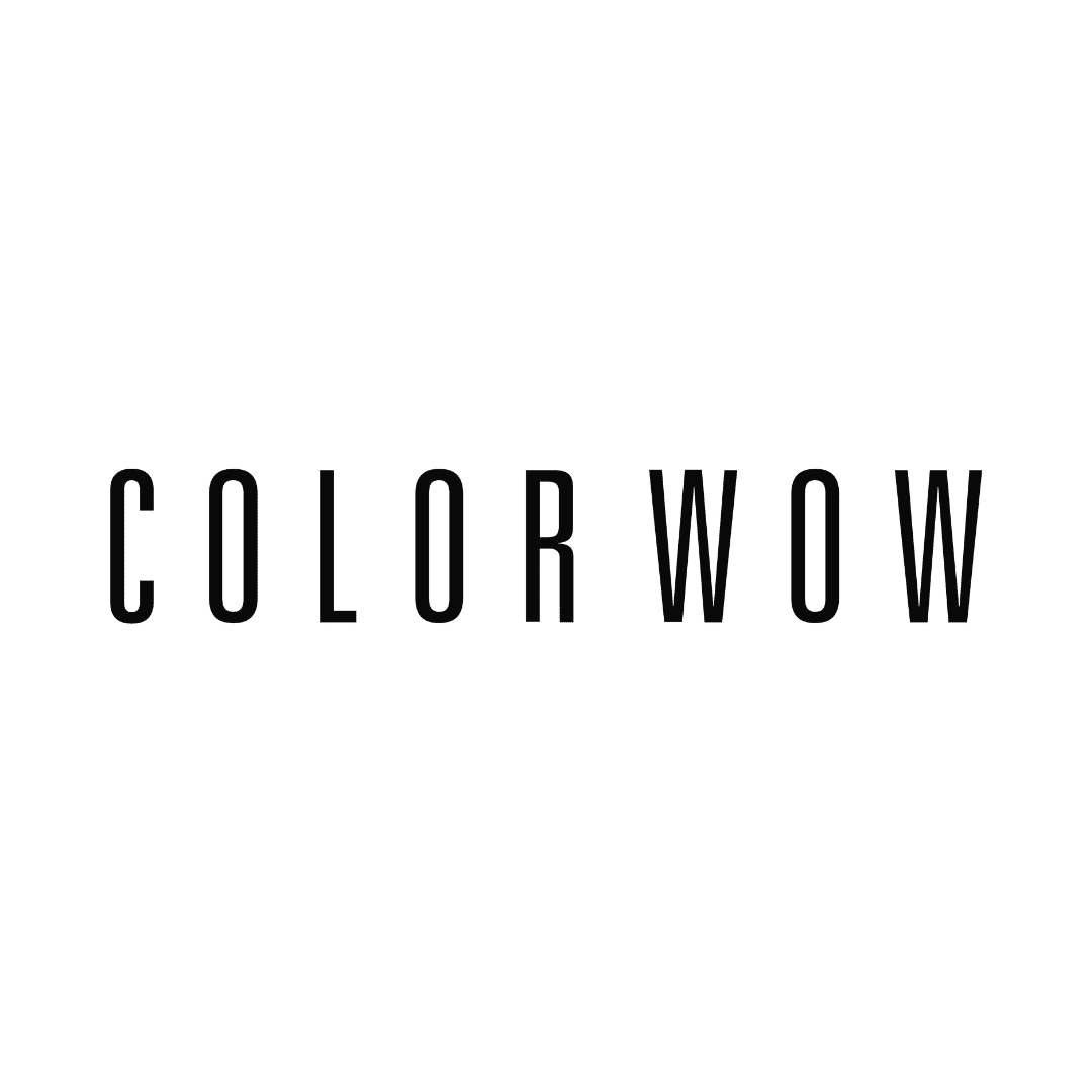 Color Wow logo in bold black text on white background.