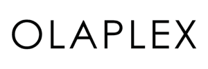 Olaplex logo in black font on a transparent background.